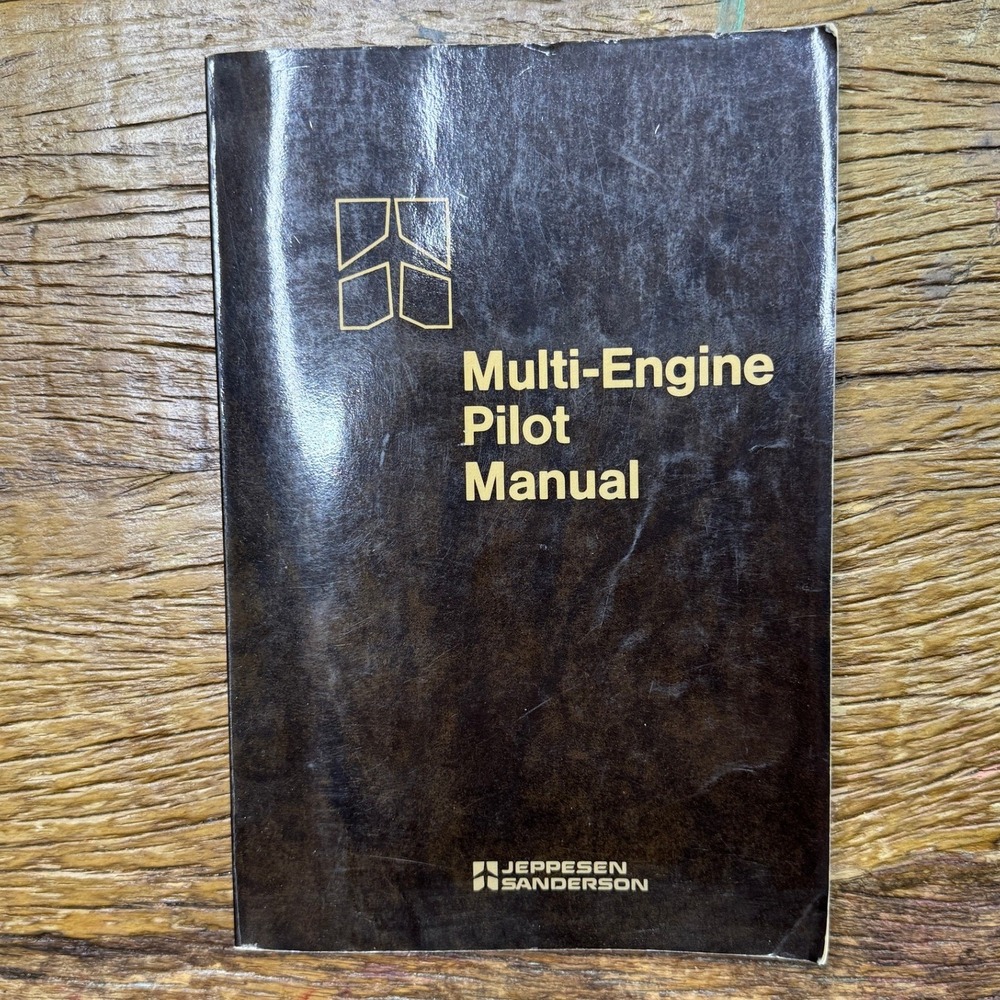 Jeppesen Sanderson Multi-Engine Pilot Manual Aviation Training Textbook